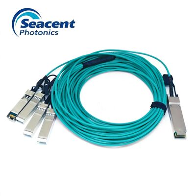 40G QSFP+ থেকে 4x10G SFP+ AOC মাল্টি-মোড অ্যাক্টিভ অপটিক্যাল ক্যাবল