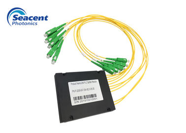 FTTH FTTB FTTX পন ক্যাসেট পিএলসি স্প্লিটার 2X8 10.5 ডিবি সন্নিবেশ ক্ষতি