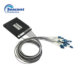 ক্যাসেটের ধরণ DWDM Mux Demux, 1 × 8 মাল্টি চ্যানেল 200G ফাইবার অপটিক DWDM