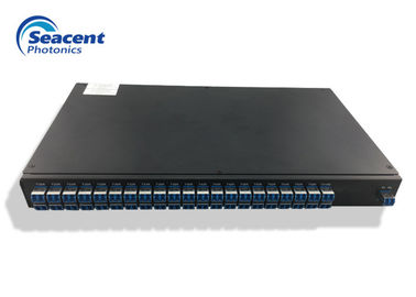 SC/APC সংযোগকারী সহ 2x32 0.9mm র্যাক মাউন্ট PLC স্প্লিটার ট্রে টাইপ