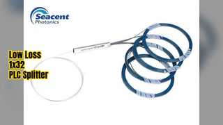 1x32 PLC স্প্লিটার লো লস ফাইবার অপটিক নেটওয়ার্ক